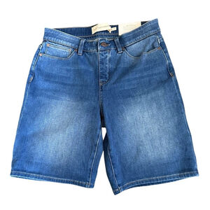 Soft Surroundings‎ Ultimate Denim Pull On Relaxed 8” comfort waist Shorts Medium